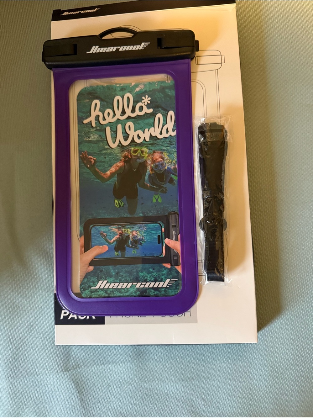 Waterproof Phone Pouch by jhearcoool - Purple